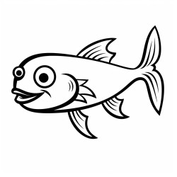a cute capelin fish