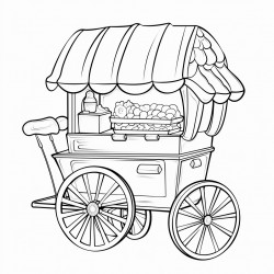 cotton candy cart in old street