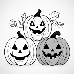 simple bold halloween