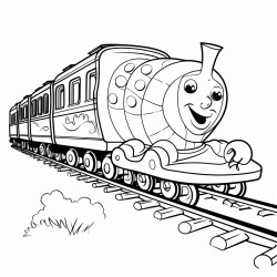 catepillar on the trains