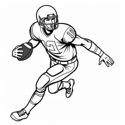 a quarterback throwing a football