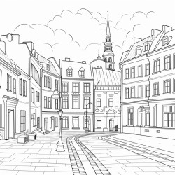 li deszcz miasto