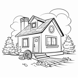 house with a ramp for a wheelchair