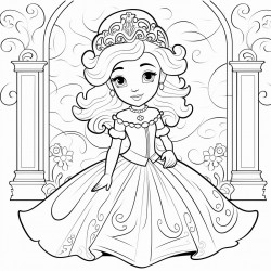 make dof into coloring book