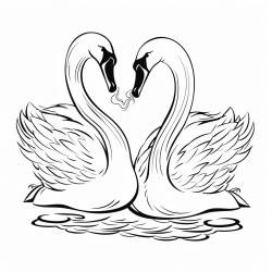 swans smoking cigarette