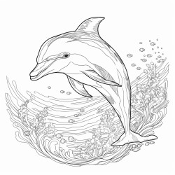 dolphin in ocean