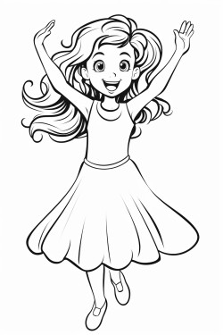 woman in tank top waving