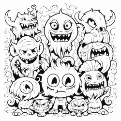 monstres dhalloween