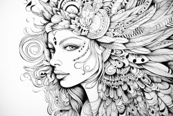 un indgena con las manos extendidas como si recibiera algo