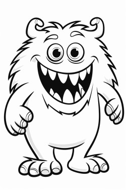 monstre qui fait peur a un enfant
