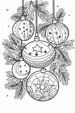 eine weihnachtskugel mit verzierungen