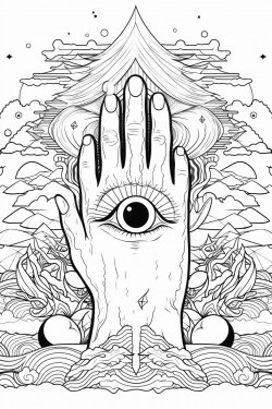 2 hands opening esoteric style
