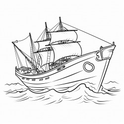 ship that is about to sink and half way in the water