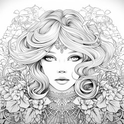 make it colorless like in a coloring book