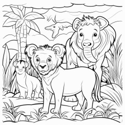 animals in the jungle