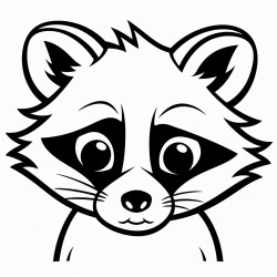 sad racoon face