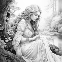 princess lost in the woods