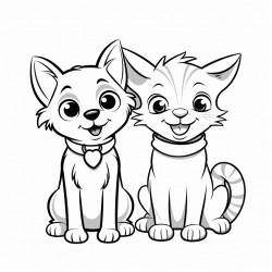 cat and dog