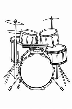 only instrument music drums