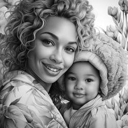 mother and son