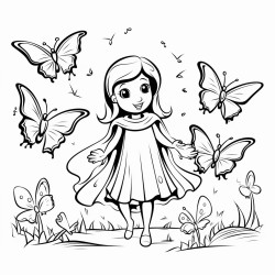ghost chasing butterflies
