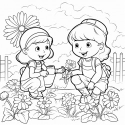 flower garden