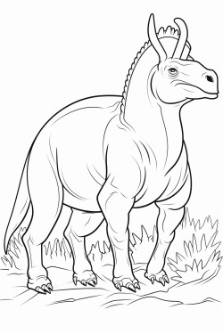 big parasaurolophus