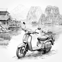 vietnam bikes tam coc