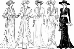 1910s popular womens fashion