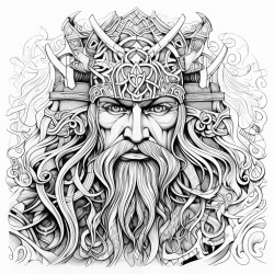 trippy celtic designs viking lore