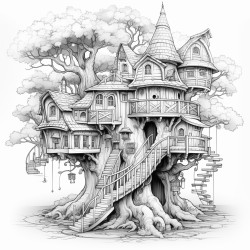 fairy tree house