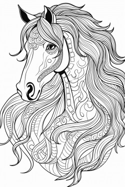 portrait of a horse