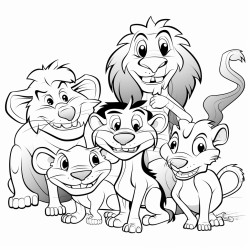 snakes monkeys dog crocodiles lion monkeys