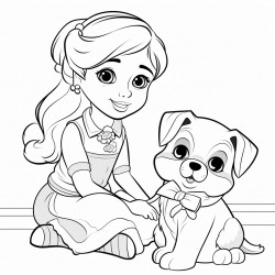 make dof into coloring book