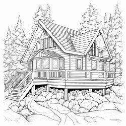 cabin big bold design