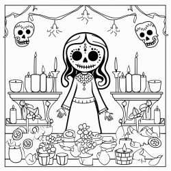 day of the dead altar