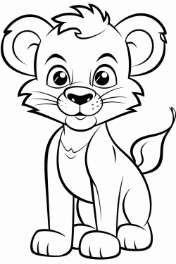 young lion with the words little lions