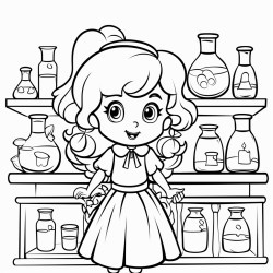 sorciere qui melange potion