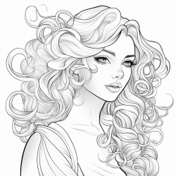 hair whitebody beigelips red