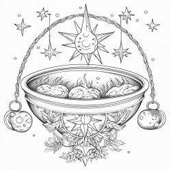 evil eye cauldron moon phase herbs protection symbols triple moon
