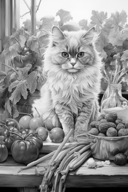 chat cuisinier