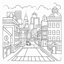 different types of angles acute obtuse and right in a cityscape