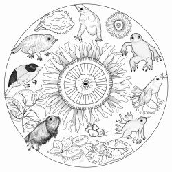 all animals ant cat dog bee turtle frog ladybug bee spider