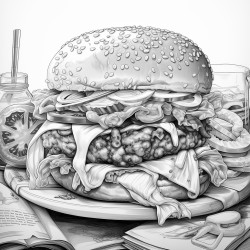 kot je hamburgera