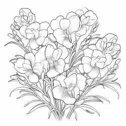 freesia flowers