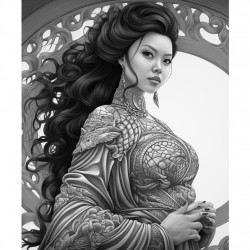 pregnancy women in super avatar