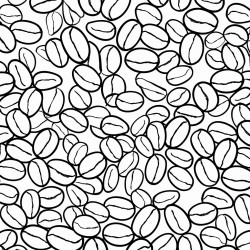 coffee beans pattern