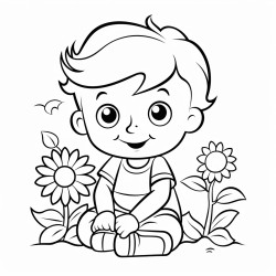 cute coloring book for toddlers