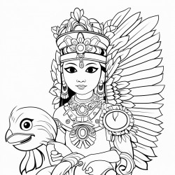 draw me an image for sarawak day