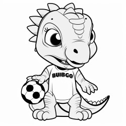 dinosaurio futbolista
